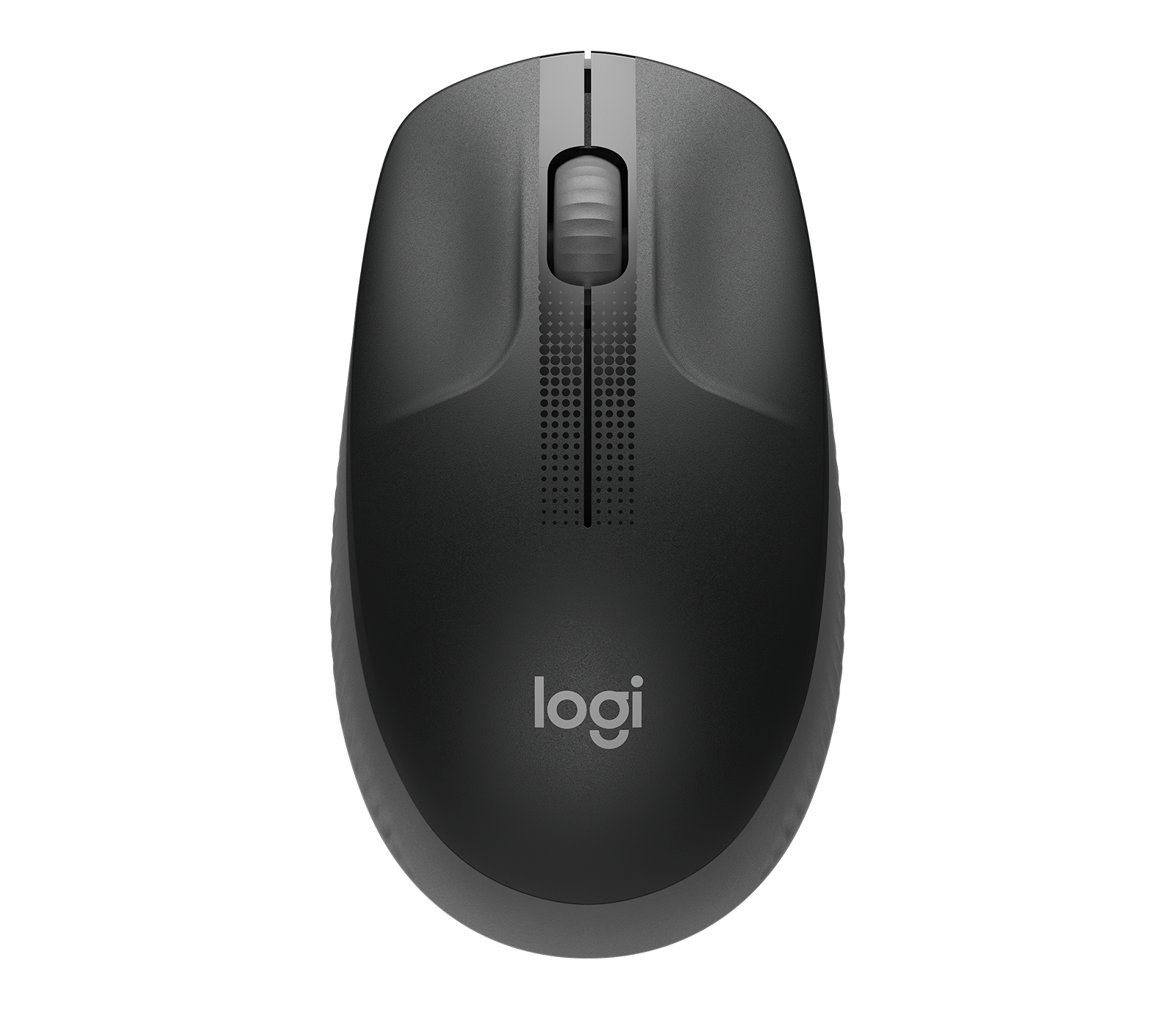 Logitech M190 - Ratón - óptico - 3 botones - inalámbrico - receptor inalámbrico USB - carbón