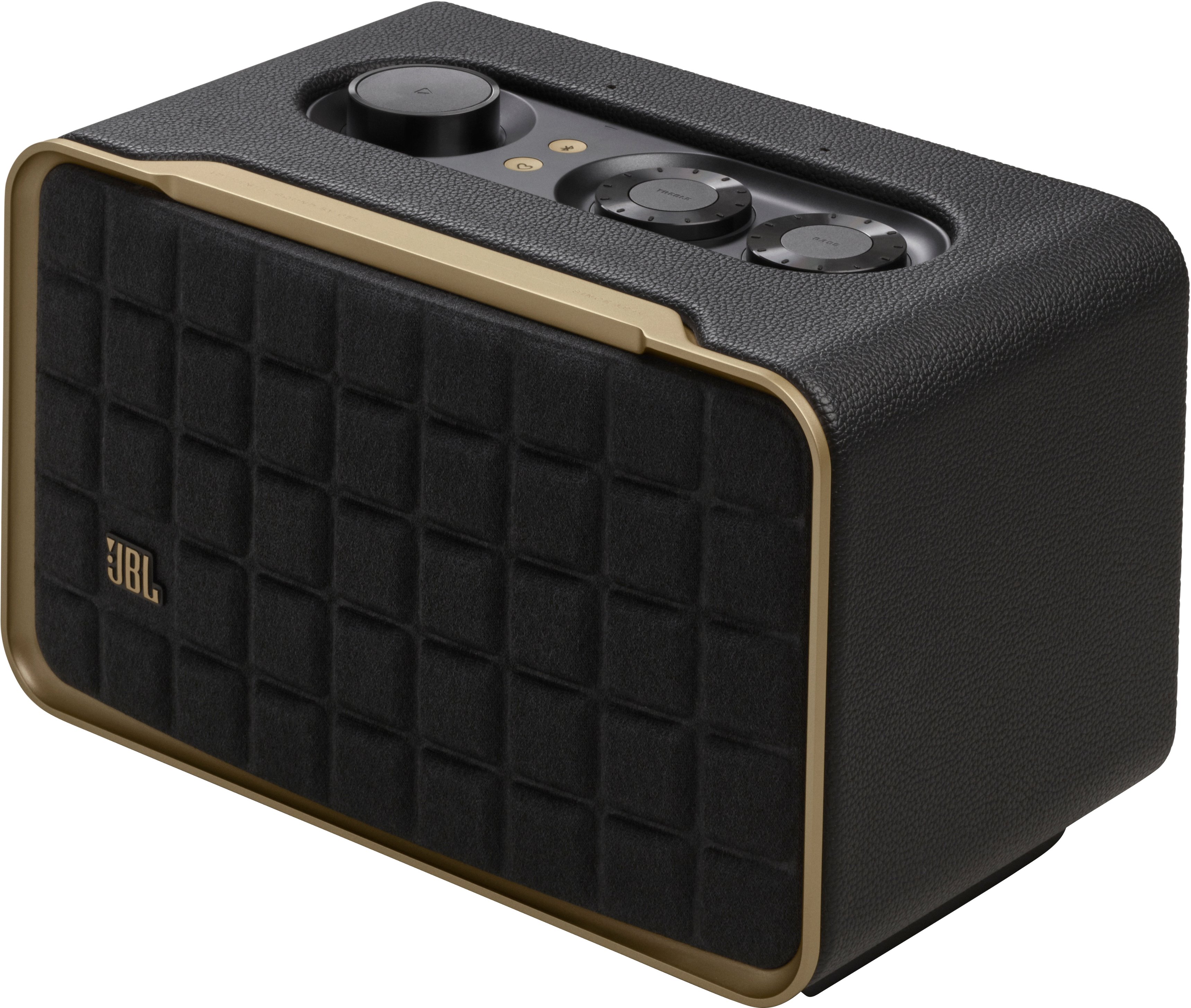 JBL Authentics 200 - Altavoz inteligente - para uso portátil - canal 2.0 - Wi-Fi 6, Bluetooth - controlado por aplicación - 2 vías - negro