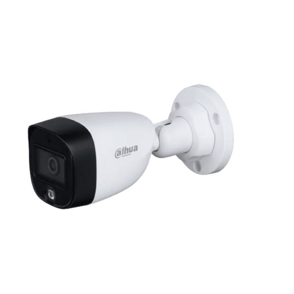 CAMARA ANALOGA BULLET FULL COLOR DAHUA HDCVI STARLIGHT A TODO COLOR, METAL MAS PLASTICO DE 2 MEGAPIXEL CON ILUMINACIÓN LED DE 20 METROS DE DISTANCIA Y LENTE FIJO DE 2.8MM