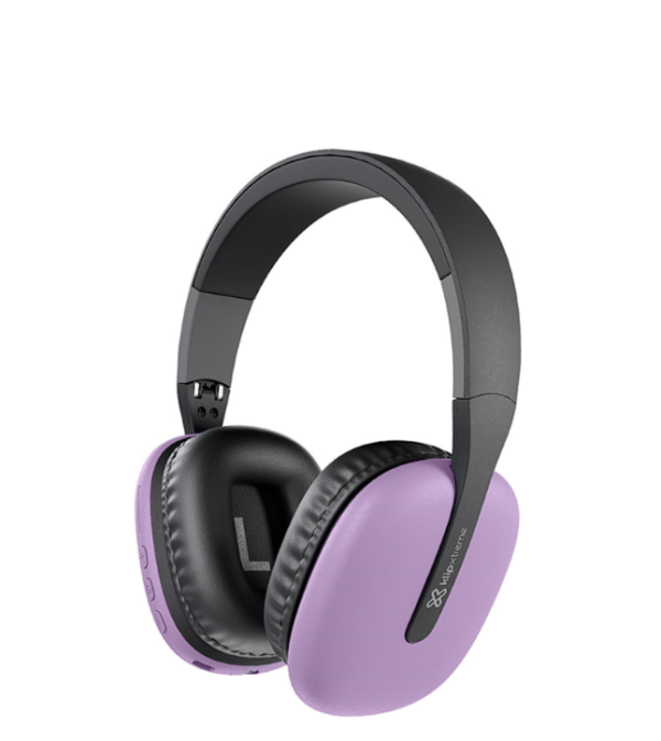 Klip Xtreme - KWH-010PR - Headphones - Para Home audio / Para Portable electronics / Para Professional audio / Para Cellular phone - Wireless - 25Hrs - Purple - BT