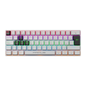 Primus Gaming - Keyboard - Wired - Spanish - USB 2.0 - Ergonomic Design - Black/white