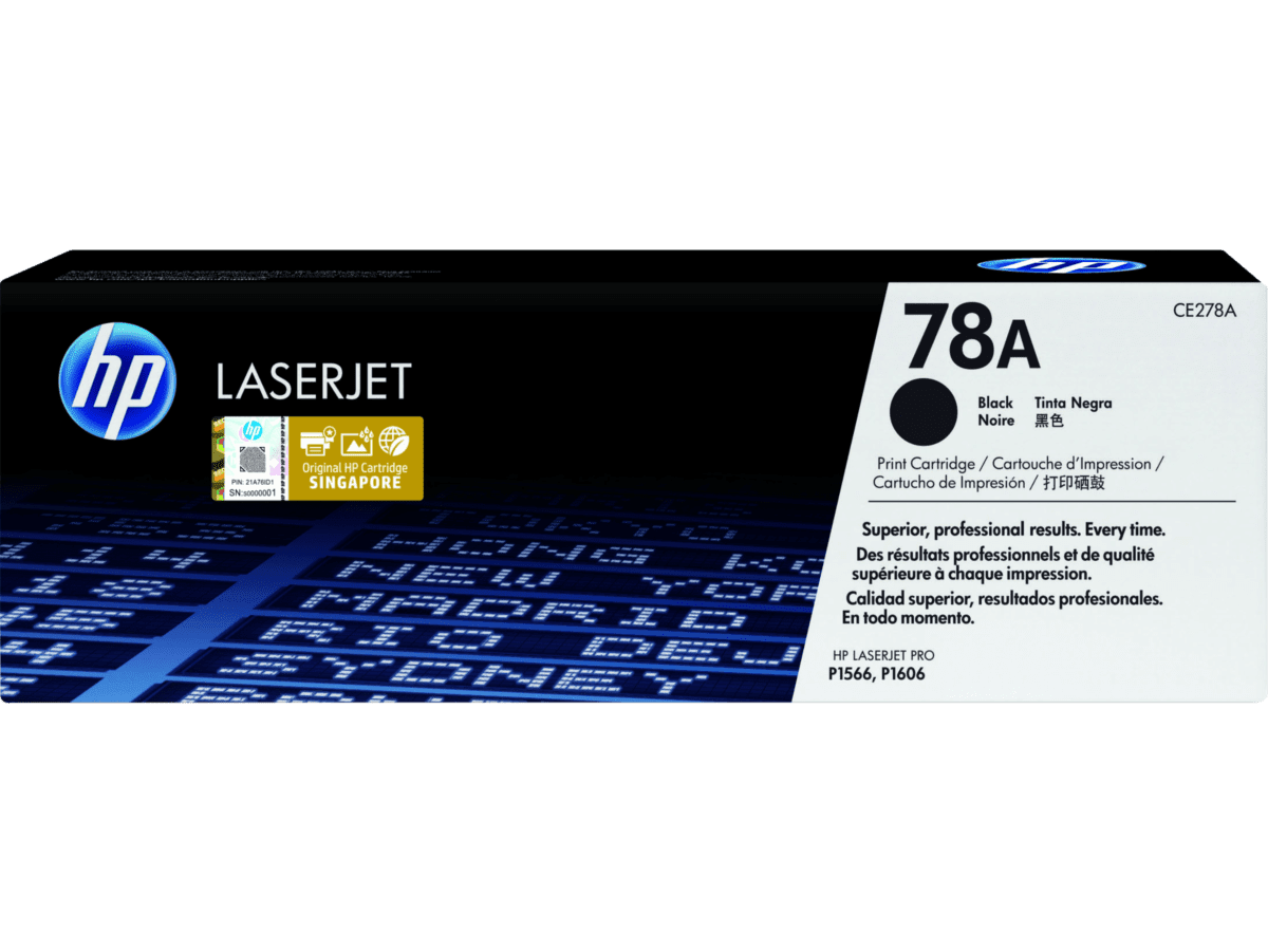 HP 78A - Negro - original - LaserJet - cartucho de tóner (CE278A) - para LaserJet Pro M1536dnf, P1566, P1606DN