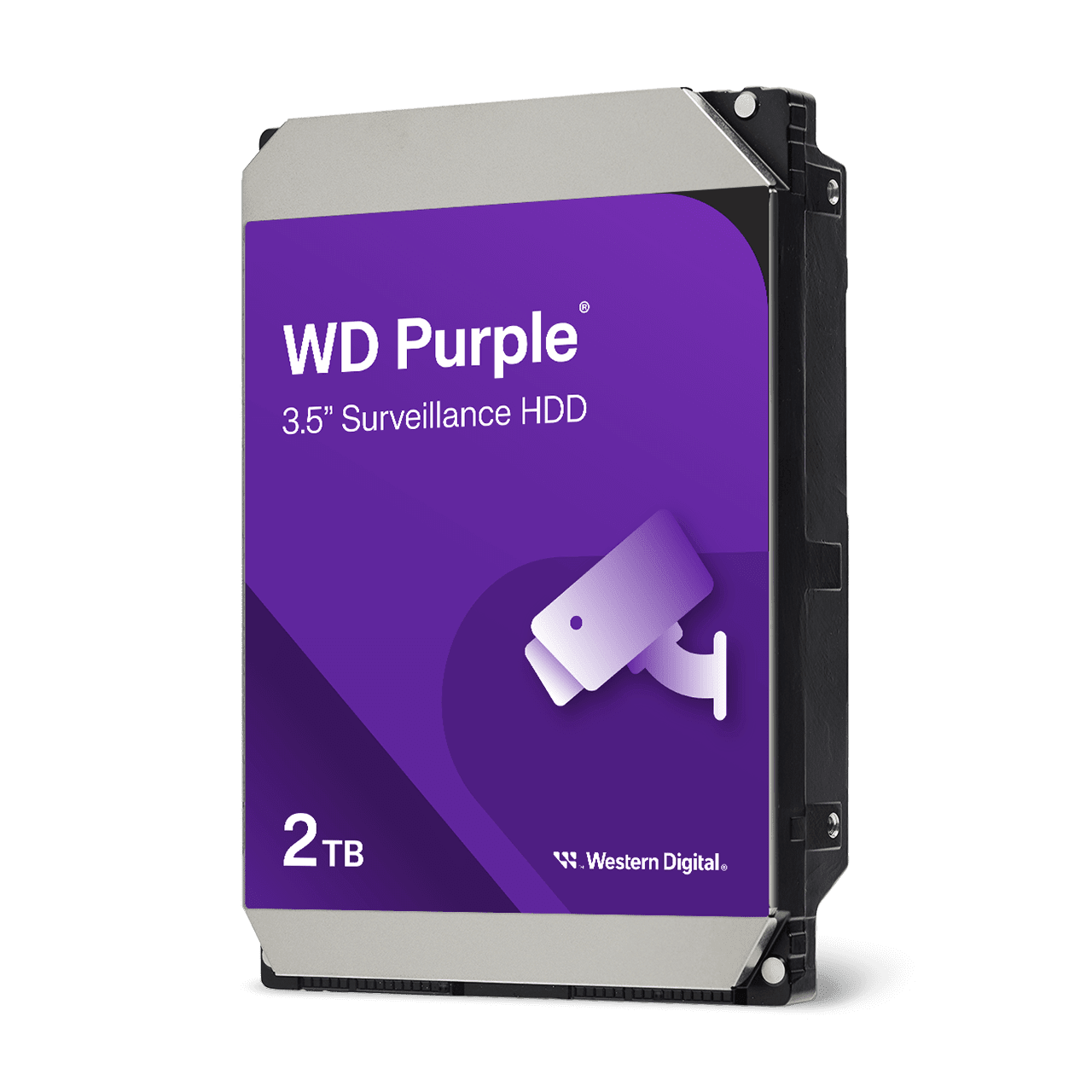 WD Purple Surveillance WD23PURZ - Disco duro - 2 TB - interno - 3.5" - SATA 6Gb/s - búfer: 64 MB