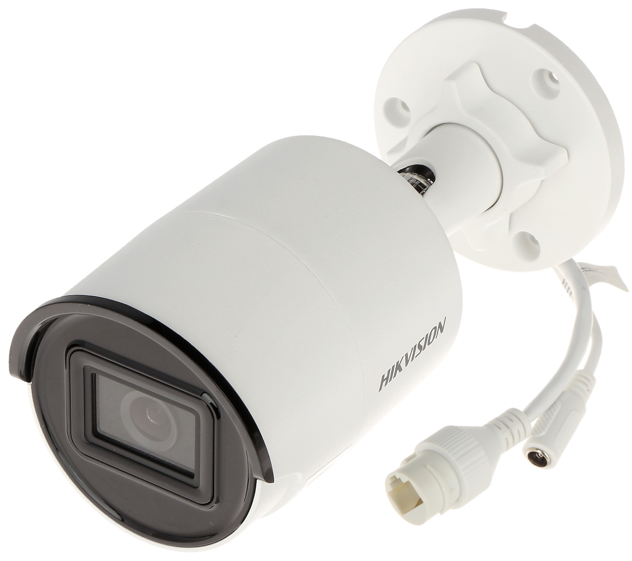 Hikvision Pro Series DS-2CD2043G2-I - Cámara de vigilancia de red - bala - a prueba de polvo / impermeable - color (Día y noche) - 4 MP - 2688 x 1520 - montaje M12 - iris fijo - focal fijado - LAN 10/100 - MJPEG, H.264, H.265, H.265+, H.264+, H.264B, H.264H, H.264M - CC 12 V/PoE Clase 3