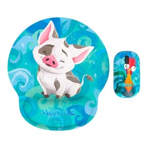 Xtech - XTM-DKT4MO - Mouse and mouse pad kit - 2.4 GHz - Wireless - Moana 2 KT4MO - Disney Moana 2 Pua and Hei Hei