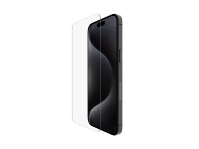 Belkin UltraGlass 2 - Protector de pantalla para teléfono móvil - cristal - para Apple iPhone 15 Pro Max