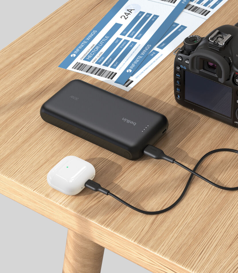 Belkin - Power bank - Lithium - Para iPhone 15. - 20K with 30WPD + In