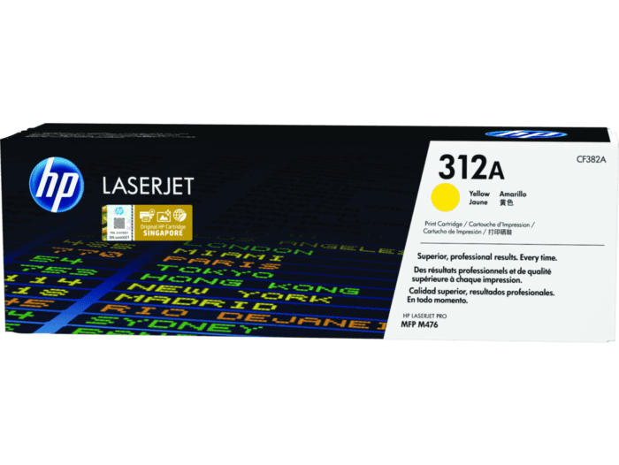 HP 312A - Amarillo - original - LaserJet - cartucho de tóner (CF382A) - para Color LaserJet Pro MFP M476dn, MFP M476dw, MFP M476nw