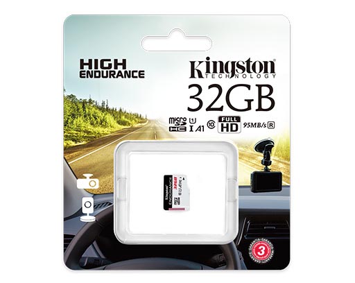 Kingston High Endurance - Tarjeta de memoria flash - 32 GB - A1 / UHS-I U1 / Class10 - microSDHC UHS-I