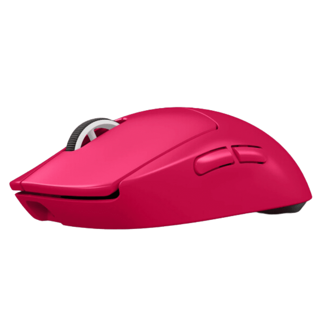 Logitech G PRO X SUPERLIGHT 2 LIGHTSPEED Wireless Gaming Mouse, Magenta - Ratón - óptico - 5 botones - inalámbrico - 2.4 GHz - receptor USB de Logitech LIGHTSPEED - magenta