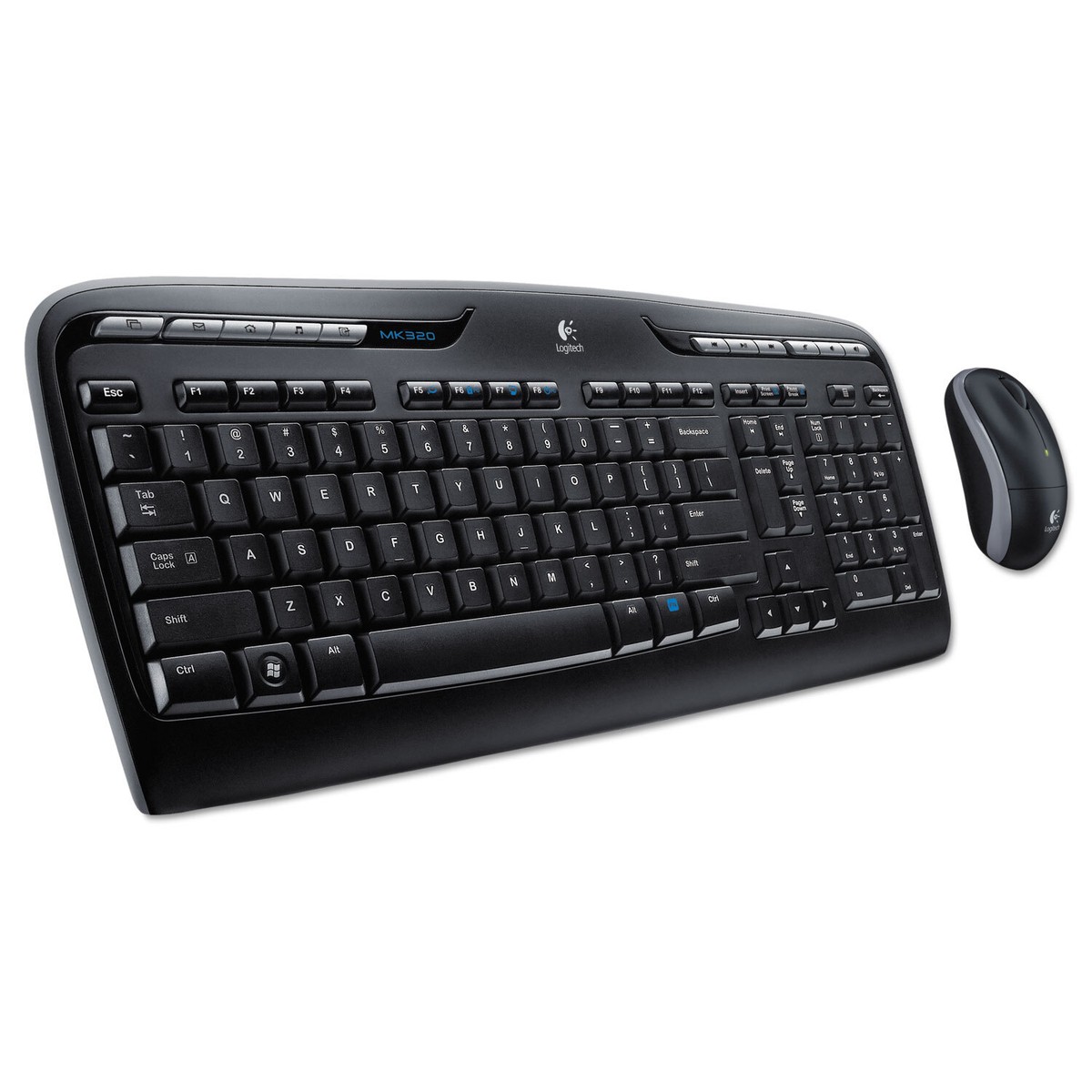 Logitech Wireless Desktop MK320 - Juego de teclado y ratón