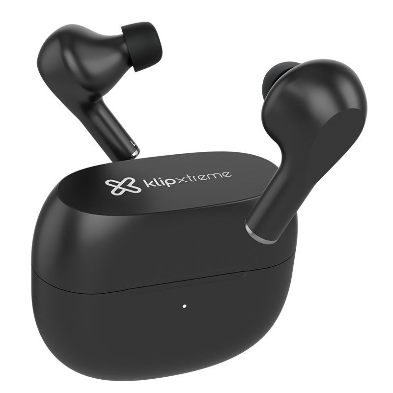 Klip Xtreme - KTE-250BK - True wireless earphones - Para Home audio / Para Portable electronics / Para Tablet / Para Cellular phone - Wireless - Wls Charging - 21h