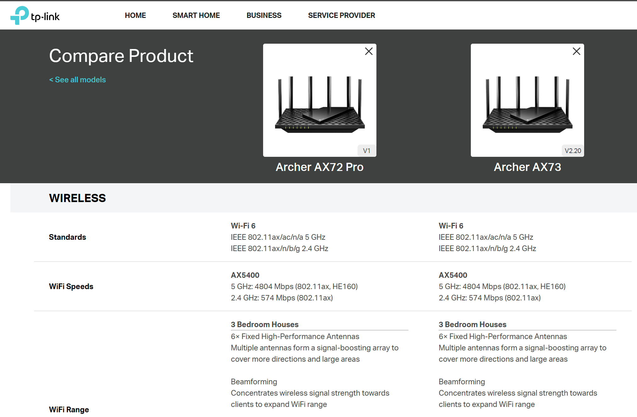 TP-LINK Archer AX73 - V1 - - enrutador inalámbrico - conmutador de 4 puertos - 1GbE - Wi-Fi 6 - Doble banda