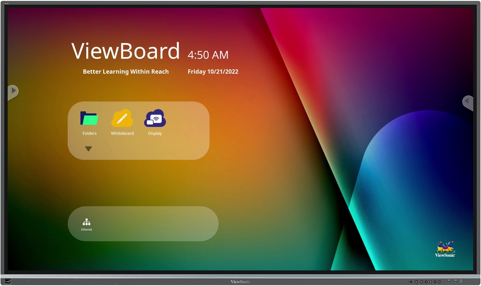 ViewSonic ViewBoard IFP8650 Interactive Flat Panel - 86" Clase diagonal (86" visible) pantalla LCD con retroiluminación LED - interactivo - con capacidad para PC con ranura opcional y pantalla táctil (multitáctil) - 4K UHD (2160p) 3840 x 2160