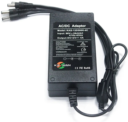 Folksafe - Power adapter kit - 4-channel 12VDC 5A