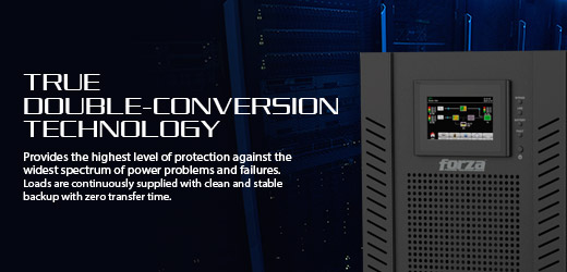 Forza Zeus2 Series 3-Phase Tower - UPS - On-line - 20000 Watt - AC 120/127/208/220 V - PF1.0 60-Batteries