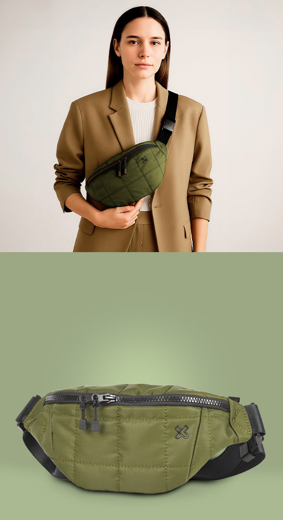 Klip Xtreme KFP-550 - Belt bag - Green - Water repellent