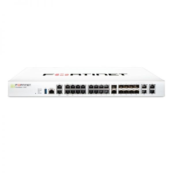 Fortinet FortiGate 100F - Aparato de seguridad - con 1 año de FortiCare asistencia técnica integral 24X7 + 1 año de FortiGuard - 10GbE