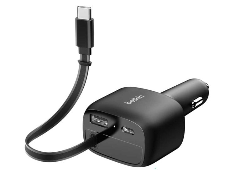 Belkin - Car Charger - Lithium ion - Para Apple / Samsung phones - USB-C 60W - USB-C 30W - USB-A