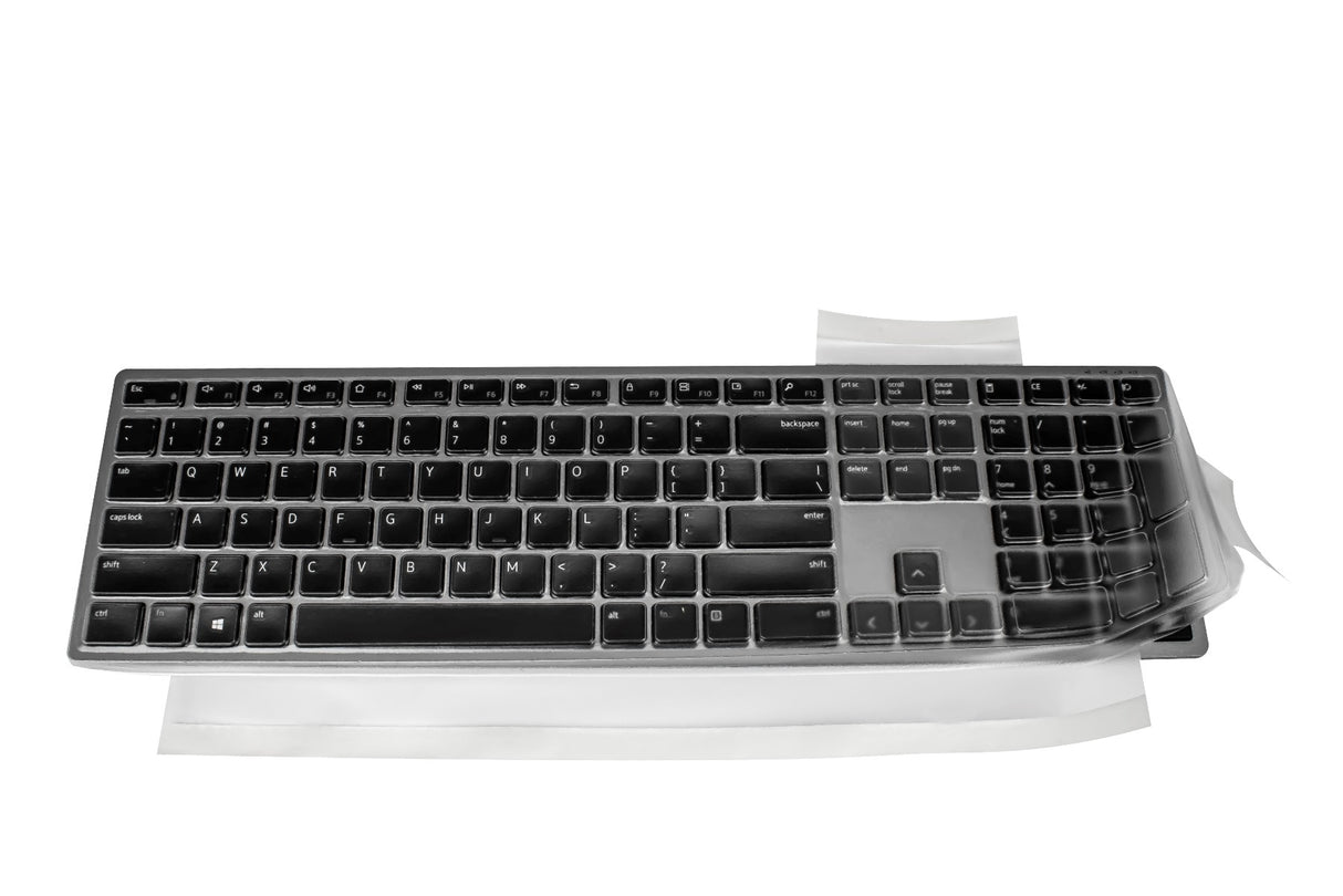 Dell Pro Plus Keyboard and Mouse KM7321W - Juego de teclado y ratón - inalámbrico - 2.4 GHz, Bluetooth 5.0 - QWERTY - inglés - gris titanio - con 3 años de garantía básica en el hardware - para Chromebook 3110; Latitude 9420 2-in-1; Precision 3260 Compact
