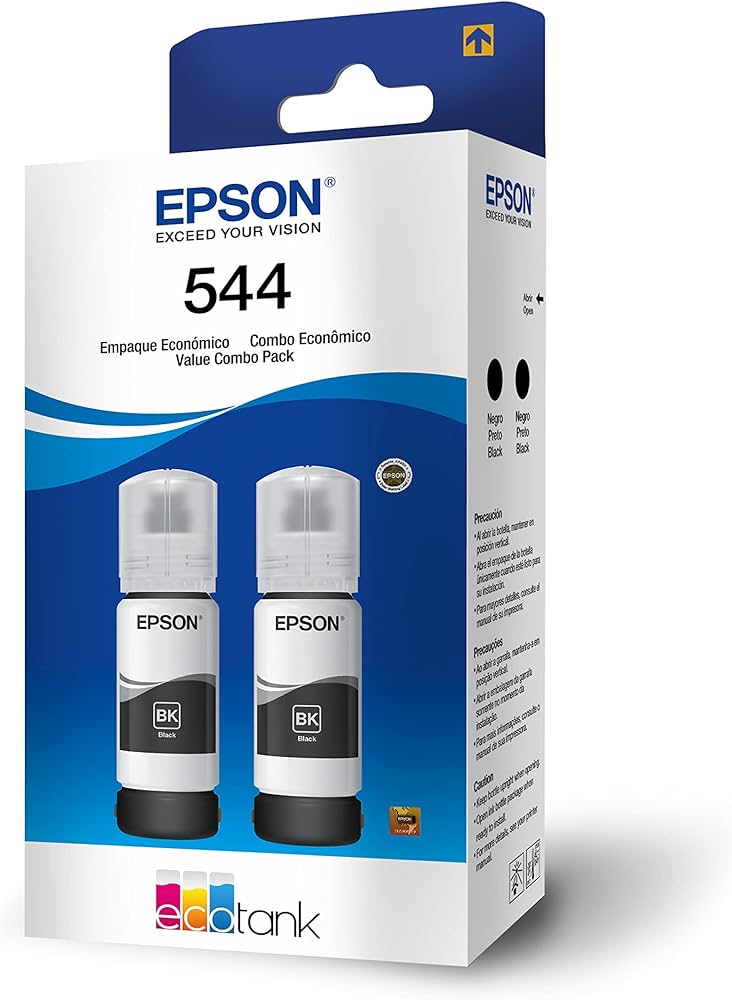 Epson - T544120-2 - Ink tank - Black - Pack  L1110 L3110 L3