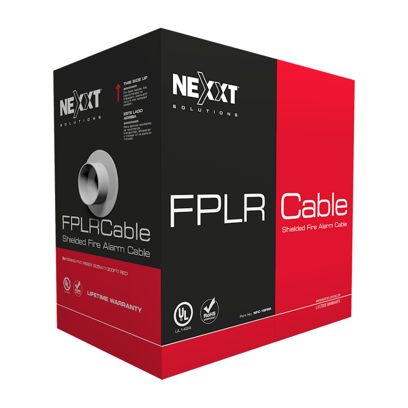 Nexxt Solutions Infrastructure Nexxt Solutions - FPLR FTP - Alarm cable - 305 m - 18AWG PVC CMR RD