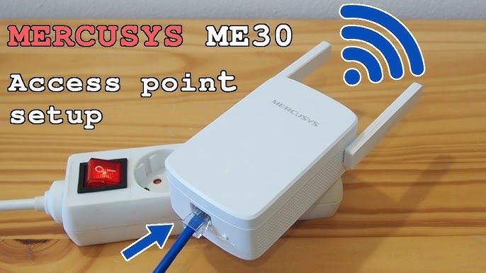 Mercusys ME30 V1 - Extensor de rango Wi-Fi - Wi-Fi 5 - 2.4 GHz, 5 GHz - en pared