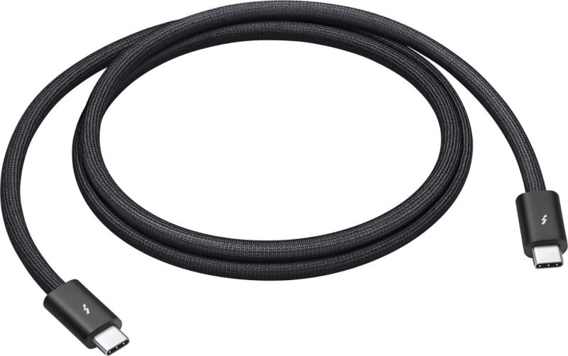 Apple Thunderbolt 4 Pro - Cable USB - 24 pin USB-C (M) a 24 pin USB-C (M) - USB 3.1 Gen 2 / Thunderbolt 3 / Thunderbolt 4 - 3 m - compatible con encadenamiento Daisy - negro