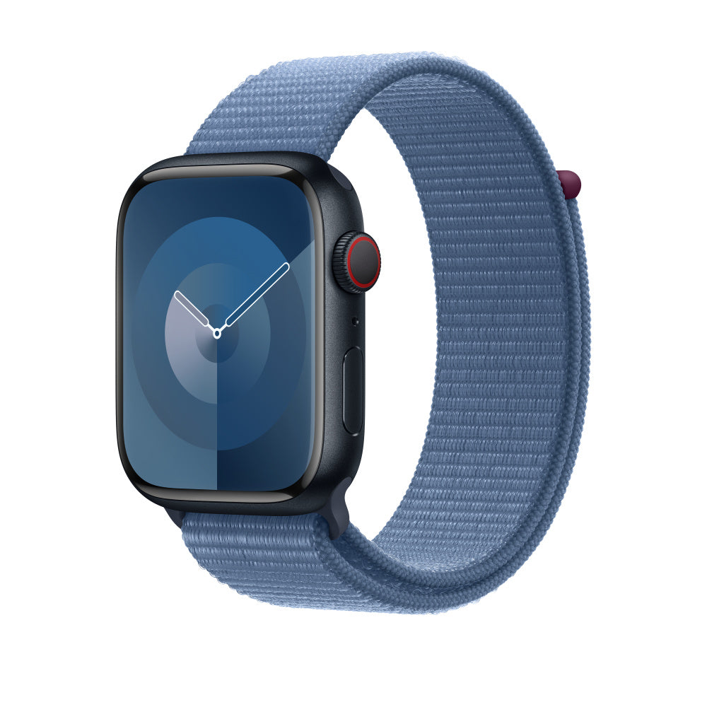 Apple - Loop para reloj inteligente - 45 mm - 145 - 220 mm - azul invernal
