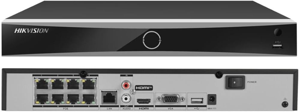 Hikvision - Standalone NVR - 8 Video Channels - DS-7608NXI-K1/8P(D)(STD)