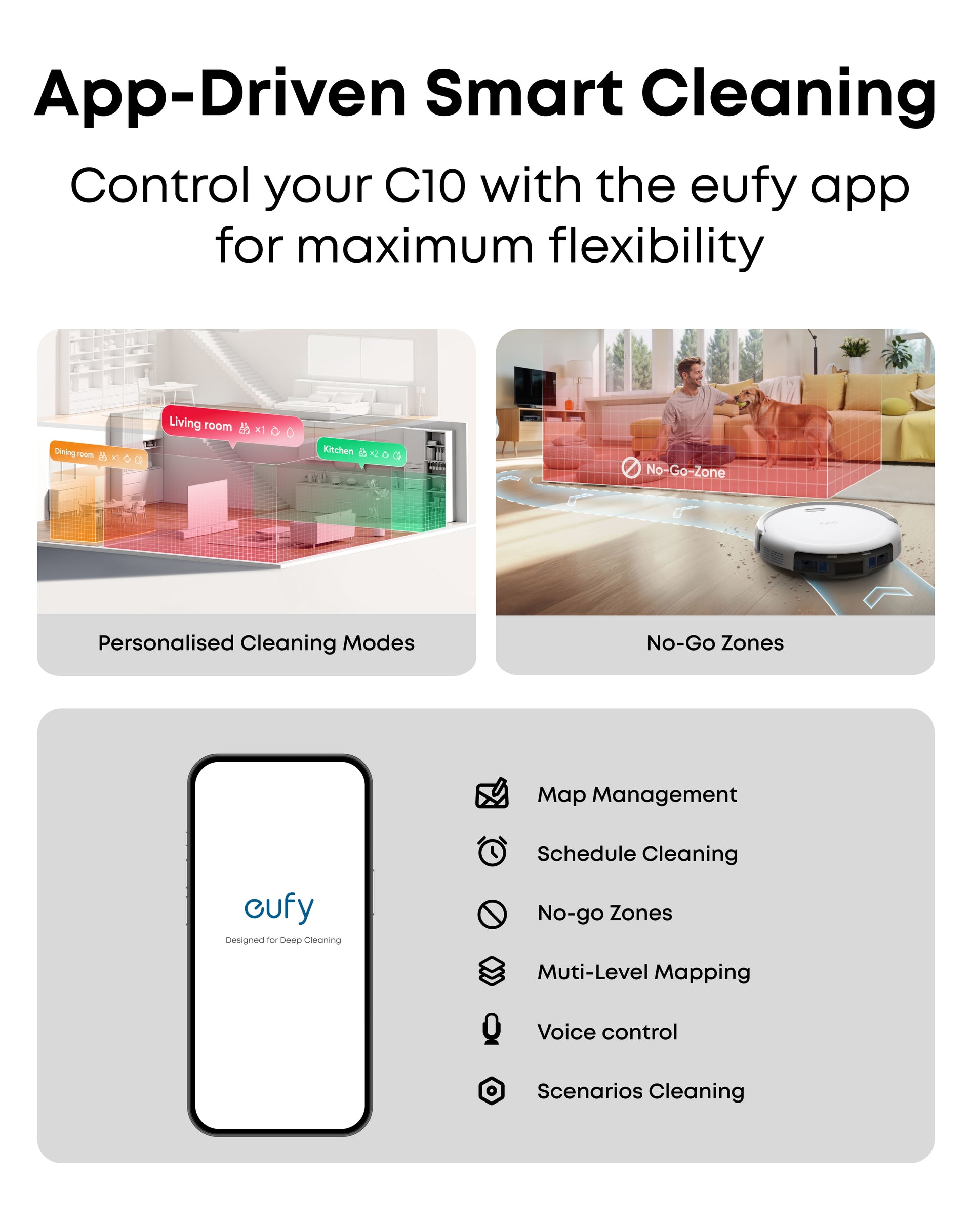 Eufy - Robot Vacuum - Auto-empty C10