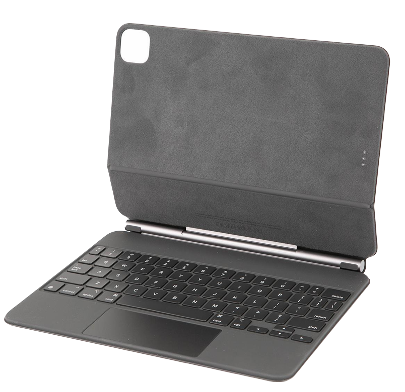 Apple Magic Keyboard - Caja de teclado y folio - con panel táctil - retroiluminación - Apple Smart connector - QWERTY - español - para 10.9-inch iPad Air (4th generation, 5th generation); 11-inch iPad Air (M2, M3); 11-inch iPad Pro (1st generation, 2nd generation, 3rd generation, 4th generation)