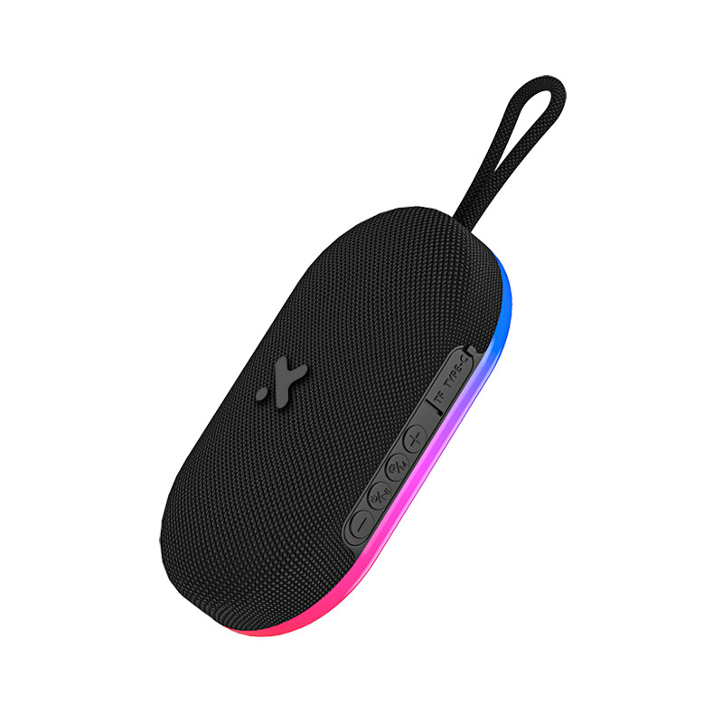 Xtech - Speaker - black with LED lights and magnetic base - BT 5W TWS XTS-607
