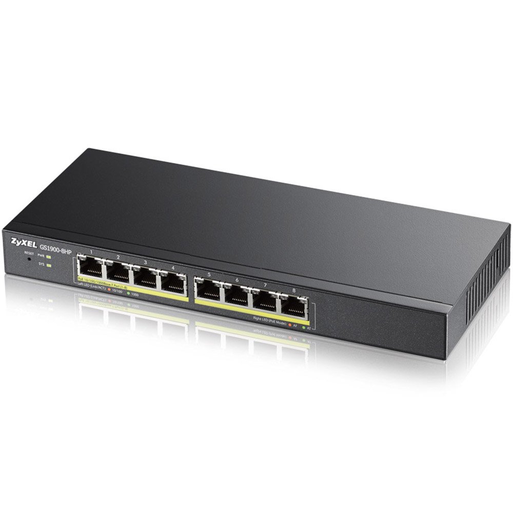 ZyXEL - Switch - 8 - GS1900-8HP REV 03F