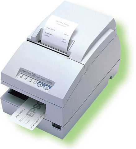 Epson TM U675 - Impresora de recibos - matriz de puntos - A5, Rollo (8,3 cm) - 17,8 cpp - 9 espiga - hasta 5.14 líneas/segundo - USB - cortador - gris oscuro