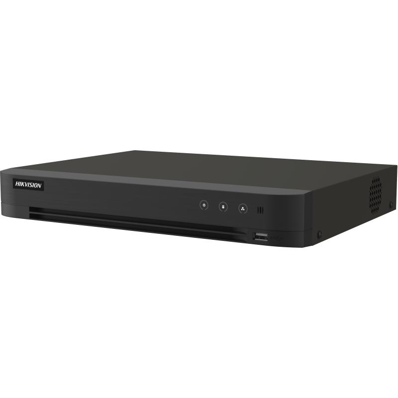 Hikvision - AcuSense DVR - 8 Video Channels - Networked - 4 ALM 5 Signals Input 1080p 1U