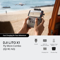 DJI - Drone - Lito X1 Fly More Combo (DJI RC