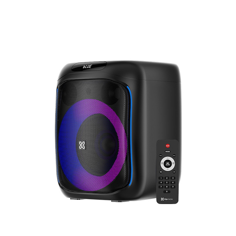 Klip Xtreme - Speaker system - Black - tripod with 2 mics