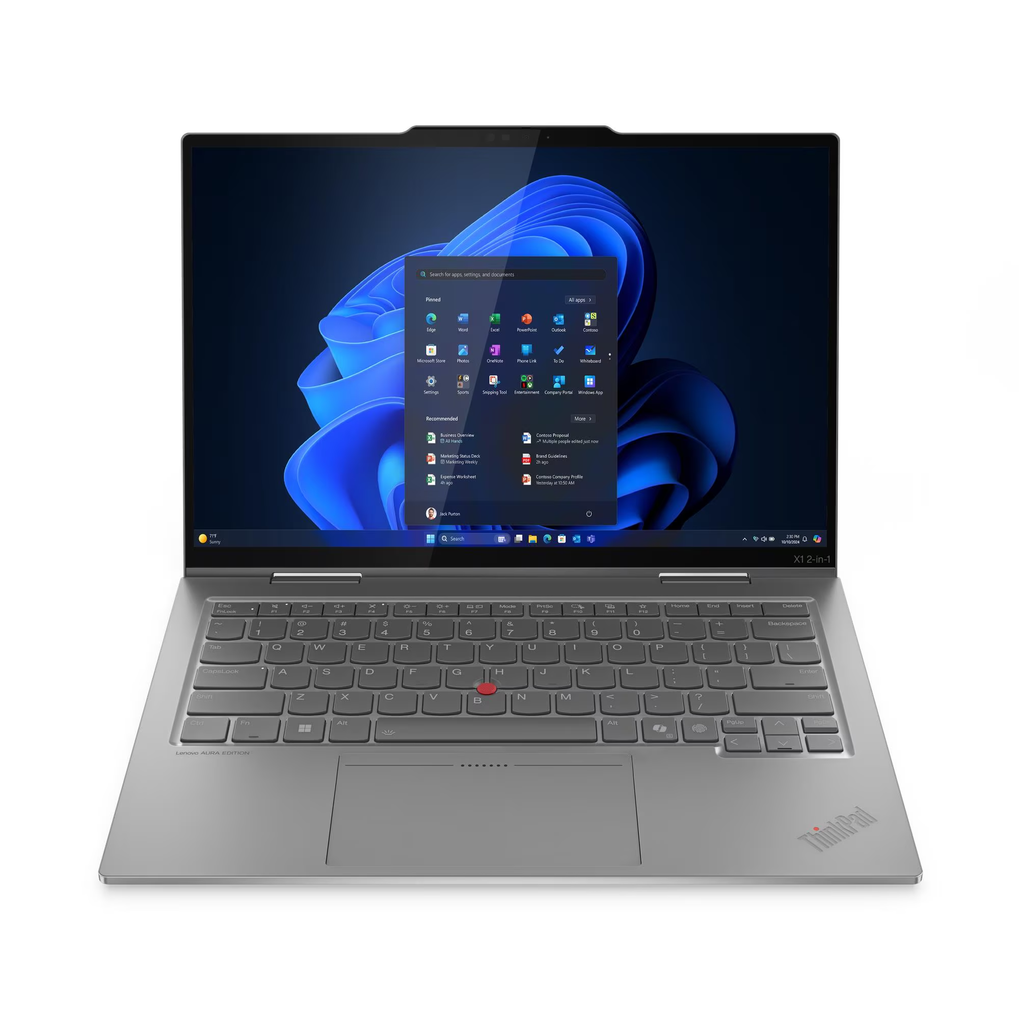 Lenovo ThinkPad - Notebook - 14" - Intel Core Ultra 7 258V / 4.8 GHz - 32 GB - LPDDR5X SDRAM - 1 TB SSD - Intel Arc Graphics