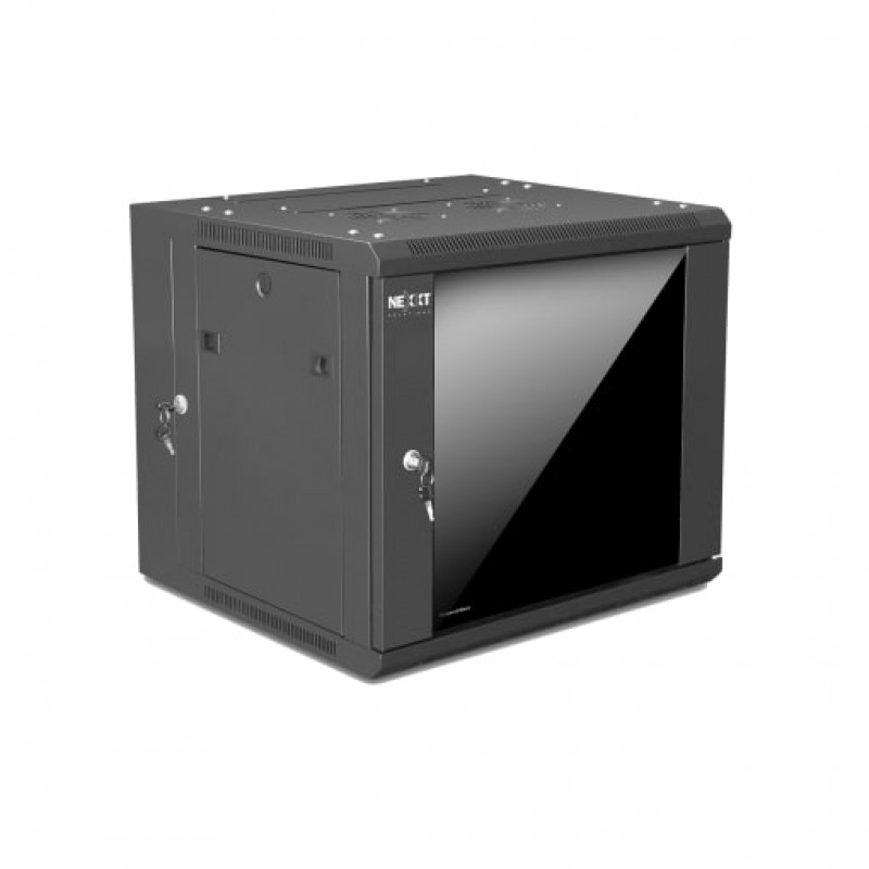 Nexxt Solutions - Armario - instalable en pared - negro epoxy - 9U - 19"