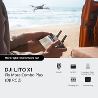 DJI - Drone - Lito X1 Fly More Combo Plus (D