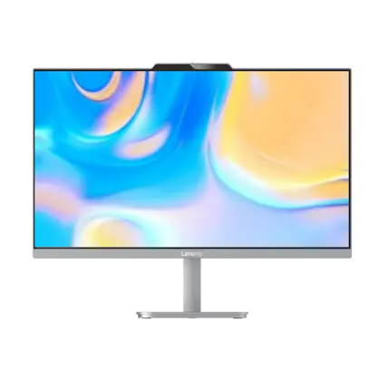 Lenovo - All-in-one - Intel Ryzen 5 40 / 4.3 GHz - LPDDR5 SDRAM - 23.8" - AMD Radeon 610M - Windows 11 Home - Cloud Grey